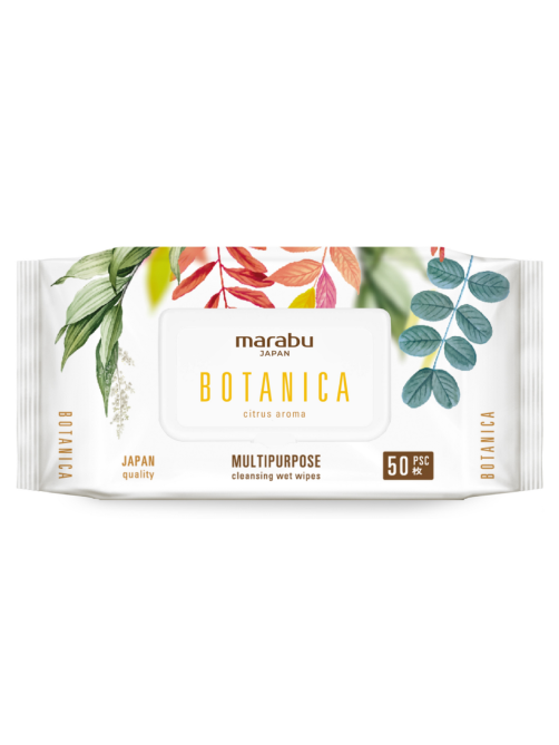 Салфетки влажные Marabu Japan Botanica, 50шт