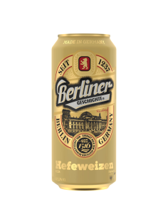 Пиво Berliner пшеничное светлое, 0.5л