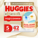 Подгузники Huggies Elite Soft 5 размер 12-22кг, 42шт