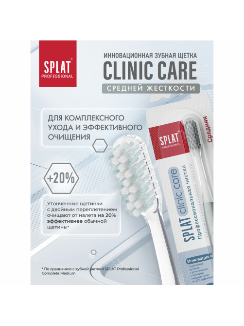Зубная щетка Splat Professional Clinic Care средняя