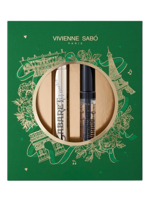 Подарочный набор Vivienne Sabo тушь Cabaret premiere 01 9мл и гель для бровей Fixateur 02 6мл