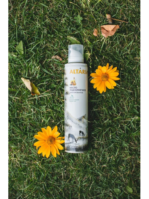 Масло подсолнечное Altaria рафинированное дезодорированное, 250мл
