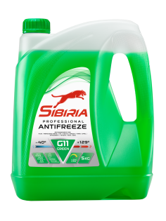 Антифриз Sibiria Green G11+, 5кг