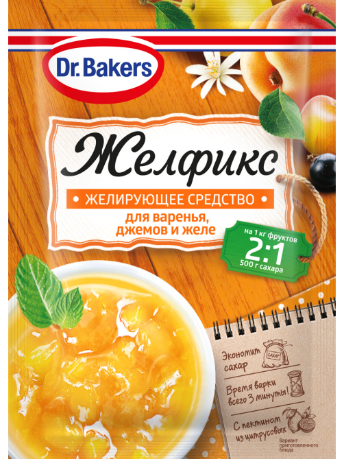 Желфикс Dr.Bakers 2:1 для консервирования, 25г