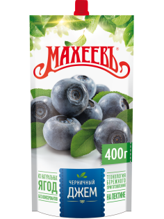 Джем Махеевъ черничный, 400г