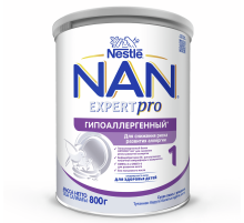 Смесь сухая детская NAN 1 Expert Pro гипоаллергенная с рождения, 800г