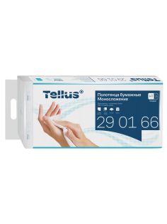 Полотенца бумажные Tellus Комфорт 2 слоя Zz-сложения (200л x 5шт), 1000л