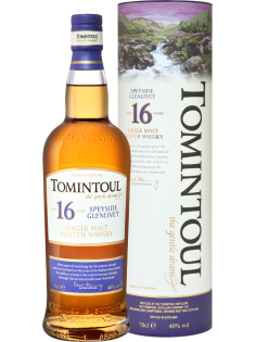 Виски шотландский Tomintoul Speyside Glenlivet 16 лет в подарочной упаковке, 0.7л