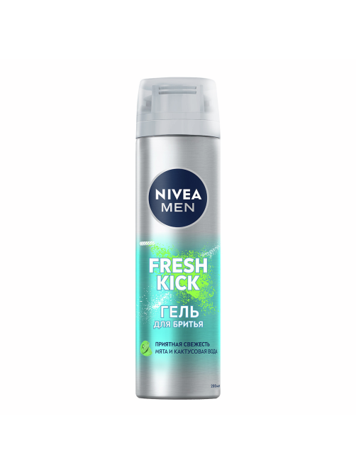 Гель для бритья Nivea Men Fresh Kick, 200мл