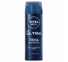 Пена для бритья Nivea Ultra с активным углем, 200мл