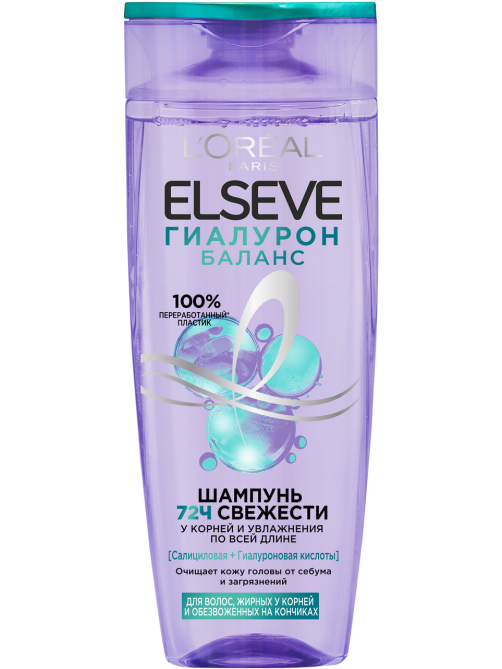 Шампунь L'Oreal Elseve Гиалурон Баланс, 400мл