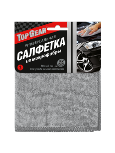 Салфетка TopGear универсальная из микрофибры, 30 х 40см