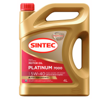 Масло моторное Sintec Platinum Sae 5W-40 синтетическое, 4л
