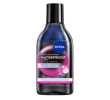 Мицеллярная вода Nivea Waterproof Expert для стойкого макияжа для лица и глаз, 400мл