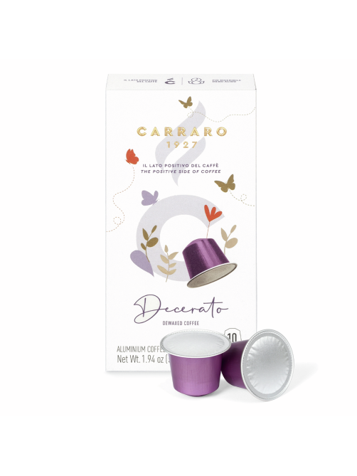 Кофе в капсулах Carraro Decerato для кофемашин Nespresso 10шт, 55г