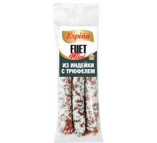 Колбаса Espina Фуэт мини Экстра из мяса индейки с трюфелем сыровяленая, 60г