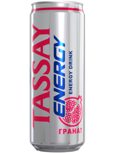 Напиток энергетический Tassay Energy Гранат, 450мл