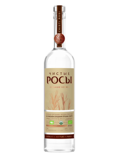 Водка Чистые Росы Из ячменного зерна, 0.7л