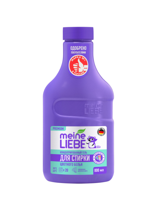 Гель для стирки Meine Liebe для цветных тканей концентрат, 800мл