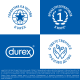 Презервативы Durex Invisible Extra Lube ультратонкие с дополнительной смазкой из натурального латекса, 12шт