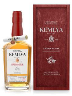 Виски Kemlya American Oak в подарочной упаковке, 0.7л