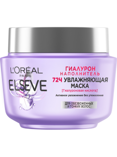 Маска для волос L'oreal Elseve Гиалурон наполнитель Увлажняющая, 300мл