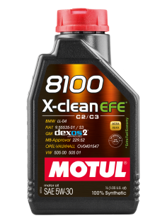 Масло моторное синтетическое Motul 8100 X-clean Fe 5W-30, 1л
