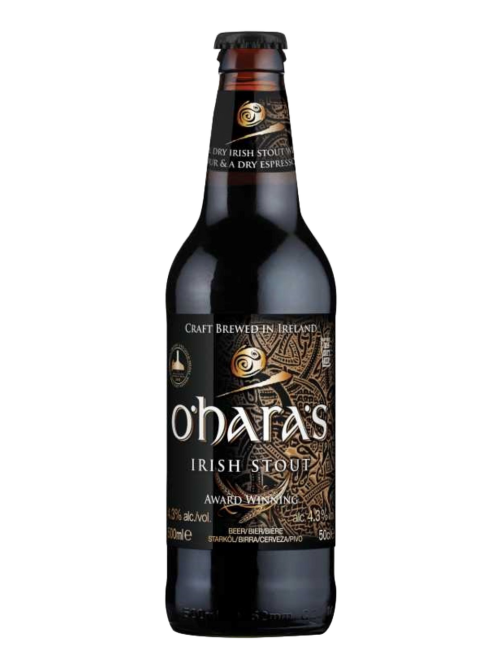 Пиво Carlow O'Hara's Ирландский Стаут темное, 0.5л