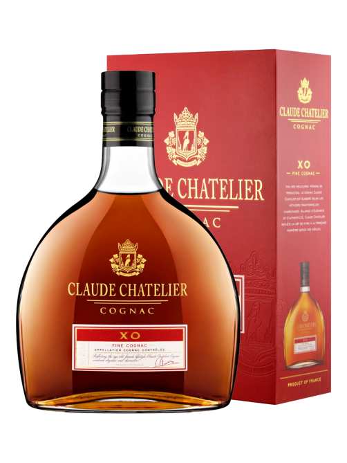 Коньяк Claude Chatelier XO в подарочной упаковке, 0.5л