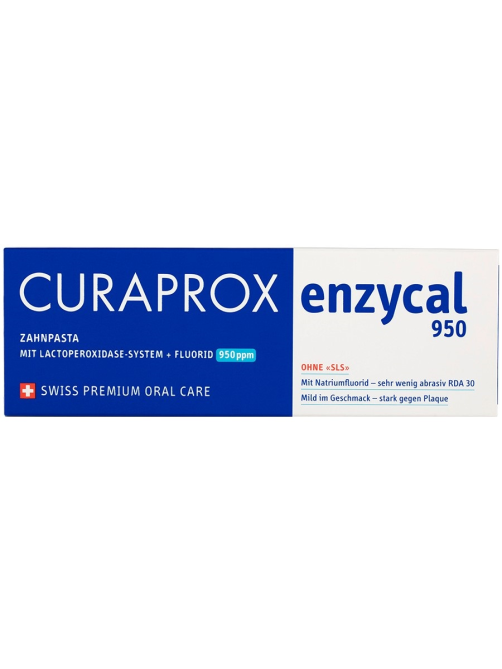 Зубная паста Curaprox Enzycal 950, 75мл