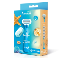 Бритва Gillette Venus 3 женская + 3 сменные кассеты