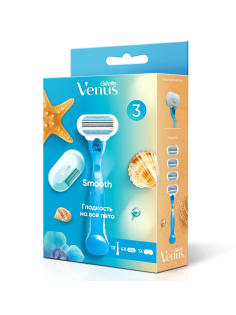 Бритва Gillette Venus 3 женская + 3 сменные кассеты