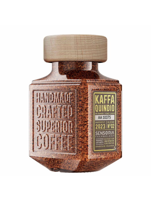 Кофе Kaffa Fresco Quindio растворимый с добавлением молотого, 100г