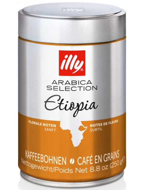 Кофе Illy Etiopia arabica selection в зернах, 250г