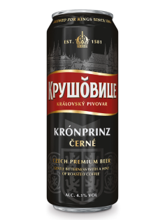 Пиво Крушовице Cerne темное, 0.43л
