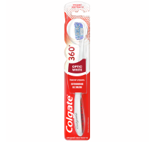 Зубная щетка Colgate Optic white отбеливающая средняя жесткость