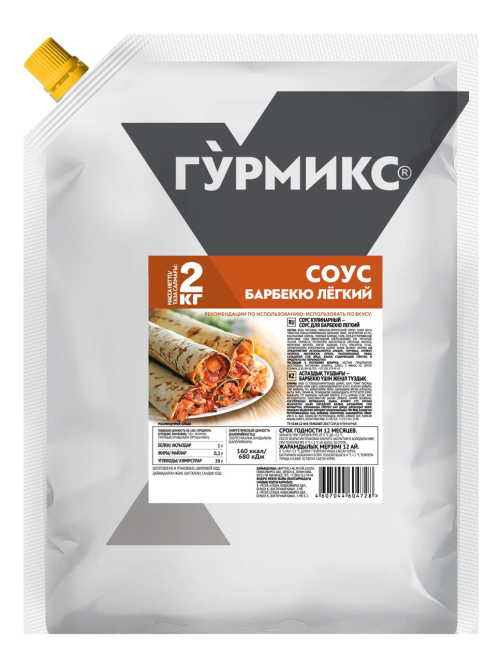 Соус Гурмикс Барбекю легкий, 2кг