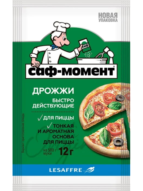 Дрожжи Saf-Moment для пиццы, 12г