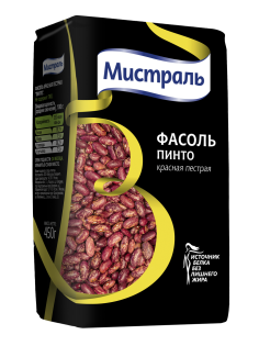 Фасоль Мистраль красная пестрая Пинто, 450г