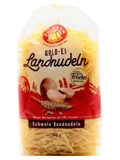 Макароны лапша 3 Glocken Schmale Bandnudeln яичные узкие, 350г
