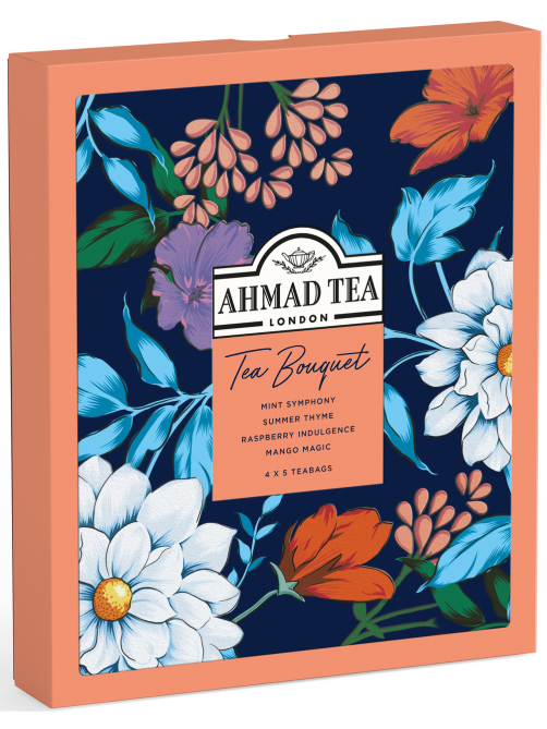 Чай подарочный Ahmad Tea Чайный букет ассорти 4 вкуса, 31.5г