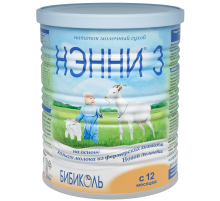Смесь молочная детская Нэнни 3 с 12 месяцев, 800г