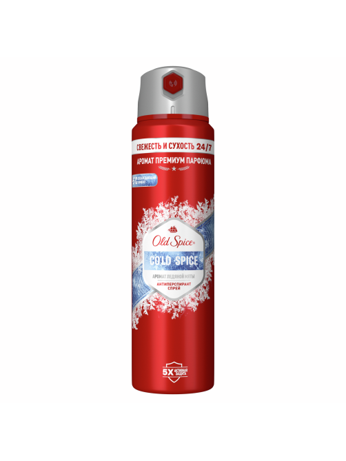 Антиперспирант-спрей Old Spice Cold Spice Ледяная мята, 150мл