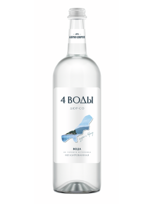 Вода Абрау Дюрсо 4 воды негазированная стекло, 750мл x 6 шт