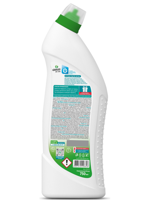 Средство чистящее Grass WC-Gel анти-ржавчина, 750мл