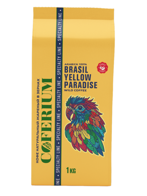 Кофе Coferium Brasil Yellow Paradise зерновой, 1кг