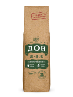 Пиво Дон Живое светлое, 1л