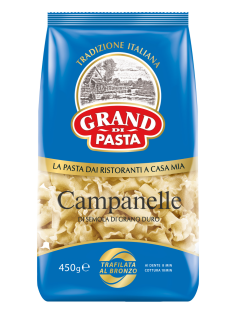 Макароны фигурные Grand di Pasta Campanelle высший сорт, 450г