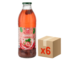 Fine Life Компот клубничный, 1л x 6 шт