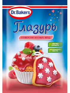 Глазурь Dr.Bakers со вкусом лесных ягод, 90г